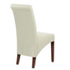 Carlo Walnut Chair Cream Leather
