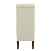 Carlo Walnut Chair Cream Leather