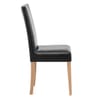Chicago Oak Dining Chair in Black
