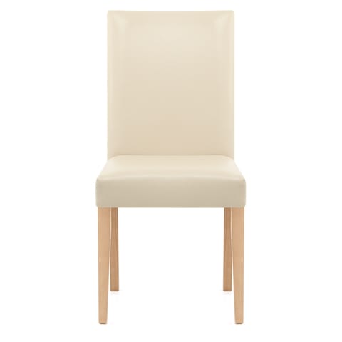 Chicago Oak Dining Chair in Cream
