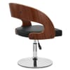 Evelyn Chair Walnut & Black