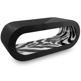 Black Orbit Coffee Table Zebra Inner