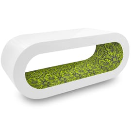 White Orbit Coffee Table Lime Pattern Inner