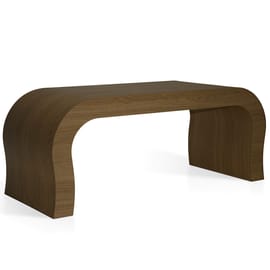 Curved Coffee Table Oak