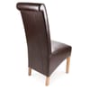 Krista Dining Chair Brown Leather