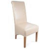 Krista Dining Chair Cream Leather