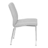 Chrome Breakfast Dining Chair Grey