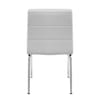 Chrome Breakfast Dining Chair Grey