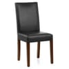 Chicago Walnut Dining Chair Black