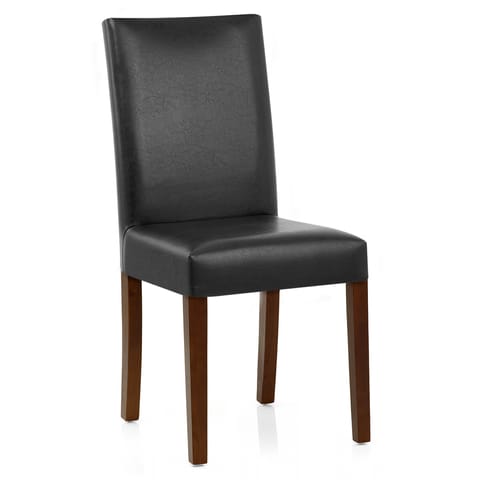 Chicago Walnut Dining Chair Black