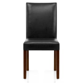 Chicago Walnut Dining Chair Black