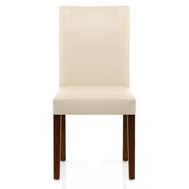 Chicago Walnut Dining Chair Cream