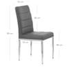 Taurus Dining Chair Grey