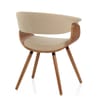 Grafton Dining Chair Walnut & Beige
