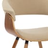 Grafton Dining Chair Walnut & Beige