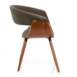 Grafton Dining Chair Walnut & Brown