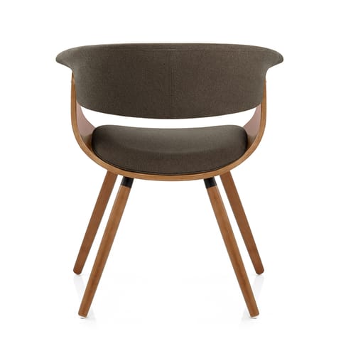Grafton Dining Chair Walnut & Brown