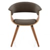 Grafton Dining Chair Walnut & Brown
