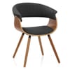 Grafton Dining Chair Walnut & Grey