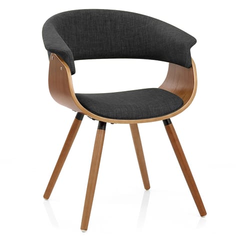 Grafton Dining Chair Walnut & Grey