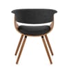 Grafton Dining Chair Walnut & Grey