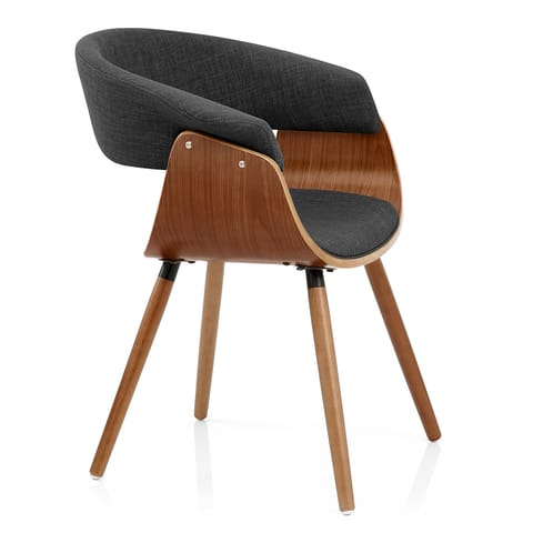 Grafton Dining Chair Walnut & Grey