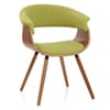 Grafton Dining Chair Walnut & Green
