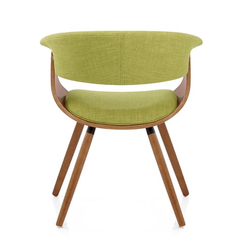 Grafton Dining Chair Walnut & Green