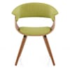 Grafton Dining Chair Walnut & Green