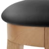 Ikon Kitchen Stool Oak & Black