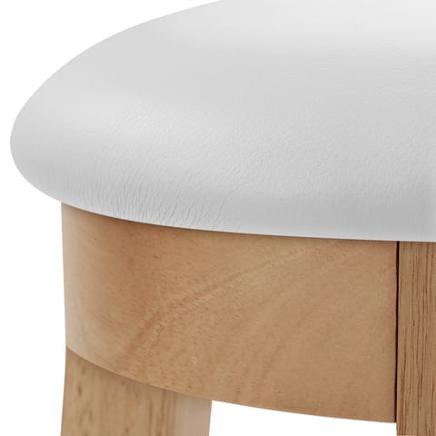 Ikon Kitchen Stool Oak & White