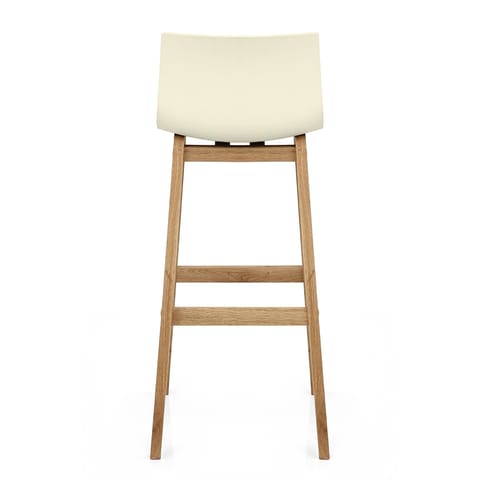 Drift Oak & Cream Bar Stool