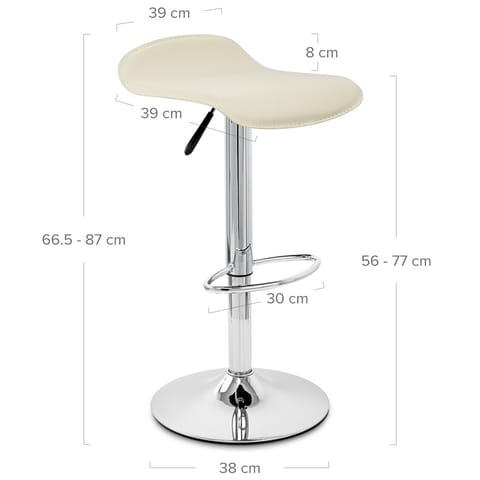 Zars Bar Stool Cream