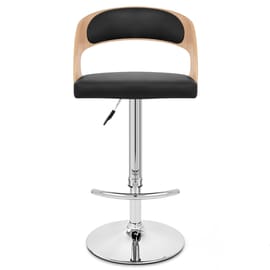 Eve Oak Bar Stool Black