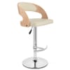Eve Oak Bar Stool Cream