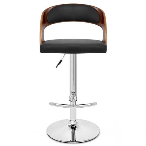 Eve Wooden Bar Stool Black