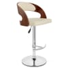 Eve Wooden Bar Stool Cream