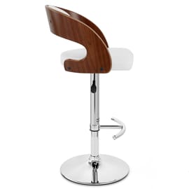 Eve Wooden Bar Stool White