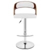 Eve Wooden Bar Stool White