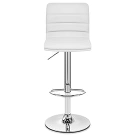 Linear Bar Stool White