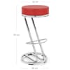 Zizi Kitchen Stool Red