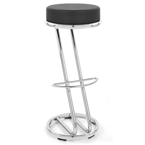 High Zed Bar Stool Black