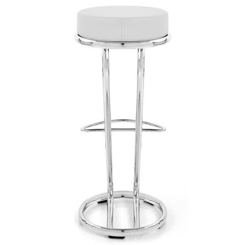 High Zed Bar Stool White