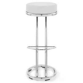 High Zed Bar Stool White