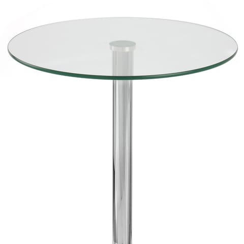 Vetro Stool Table Clear Glass