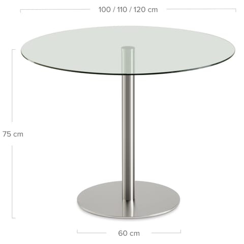 Large Helsinki Glass Table