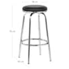 Chrome Stool - Pack Of 2