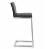 High Ace Brushed Stool Black