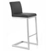 High Ace Brushed Stool Black