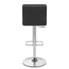 Lush Chrome Stool Black